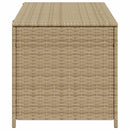opbevaringsboks til haven 190 l polyrattan beige