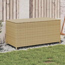 opbevaringsboks til haven 190 l polyrattan beige