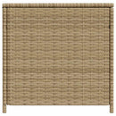 opbevaringsboks til haven 469 l polyrattan beige