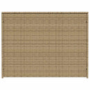 opbevaringsboks til haven 984 l polyrattan beige