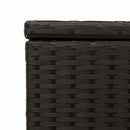 opbevaringsboks til haven 291 l polyrattan sort