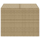 opbevaringsboks til haven 291 l polyrattan beige