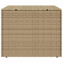 opbevaringsboks til haven 291 l polyrattan beige