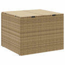 opbevaringsboks til haven 291 l polyrattan beige