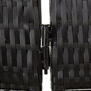 rumdeler 3 paneler polyrattan sort