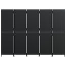 rumdeler 5 paneler polyrattan sort