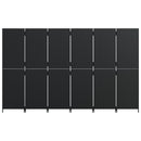 rumdeler 6 paneler polyrattan sort