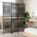 rumdeler 3 paneler polyrattan sort