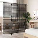 rumdeler 4 paneler polyrattan sort