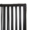 rumdeler 4 paneler polyrattan sort