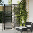 rumdeler 4 paneler polyrattan sort