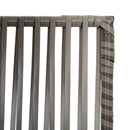 rumdeler 4 paneler polyrattan grå