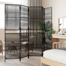 rumdeler 5 paneler polyrattan sort