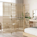 rumdeler 5 paneler polyrattan beige