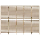 rumdeler 5 paneler polyrattan beige
