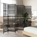 rumdeler 6 paneler polyrattan sort