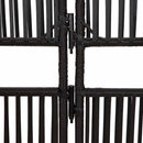rumdeler 6 paneler polyrattan sort