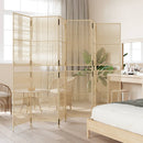rumdeler 6 paneler polyrattan beige