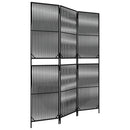 rumdeler 3 paneler polyrattan sort
