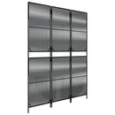 rumdeler 3 paneler polyrattan sort