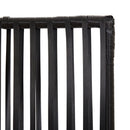 rumdeler 3 paneler polyrattan sort