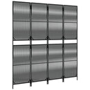 rumdeler 4 paneler polyrattan sort