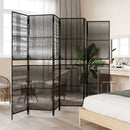 rumdeler 6 paneler polyrattan sort