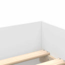 sengeramme med skuffer 90x200 cm hvid