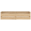 sengeramme med skuffer 100x200 cm sonoma-eg