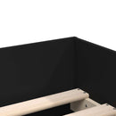 sengeramme med skuffer 90x190 cm sort