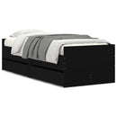 sengeramme med skuffer 75x190 cm Small Single sort