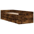 sengeramme med skuffer 75x190 cm Small Single røget egetræ