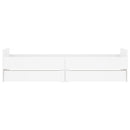 sengestel med skuffer 100x200 cm hvid