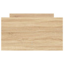sengeramme med skuffer 100x200 cm sonoma-eg