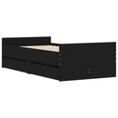 sengeramme med skuffer 75x190 cm Small Single sort