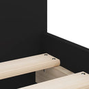 sengeramme med skuffer 75x190 cm Small Single sort