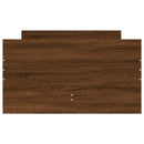 sengeramme med skuffer 75x190 cm Small Single brun egetræsfarve