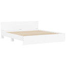 sengeramme med sengegavl 180x200 cm hvid