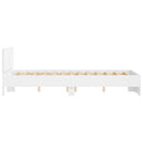 sengeramme med sengegavl 120x200 cm hvid