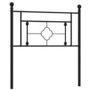 udskiftningsgavl 100 cm metal sort