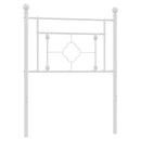 udskiftningsgavl 75 cm metal hvid