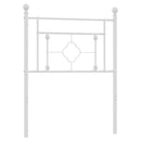udskiftningsgavl 75 cm metal hvid