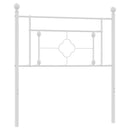 udskiftningsgavl 100 cm metal hvid