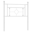 udskiftningsgavl 100 cm metal hvid