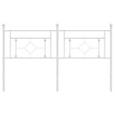 udskiftningsgavl 160 cm metal hvid