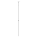 udskiftningsgavl 160 cm metal hvid