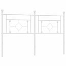 udskiftningsgavl 160 cm metal hvid