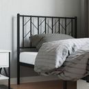 udskiftningsgavl 90 cm metal sort