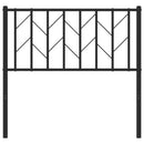 udskiftningsgavl 90 cm metal sort