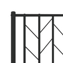 udskiftningsgavl 90 cm metal sort